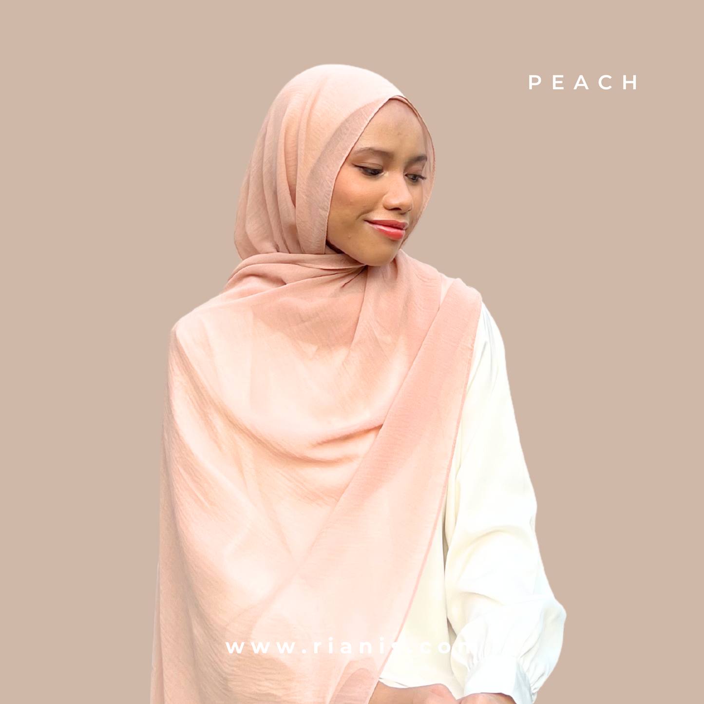 TYARA SHAWL - PEACH