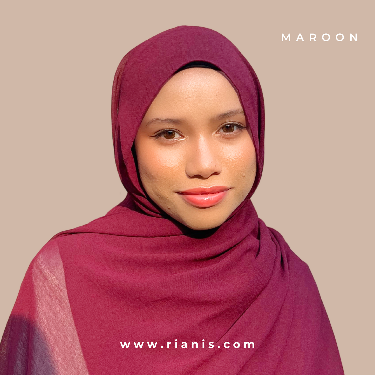 TYARA SHAWL - MAROON