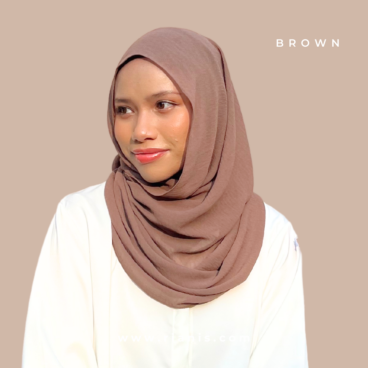 TYARA SHAWL - BROWN