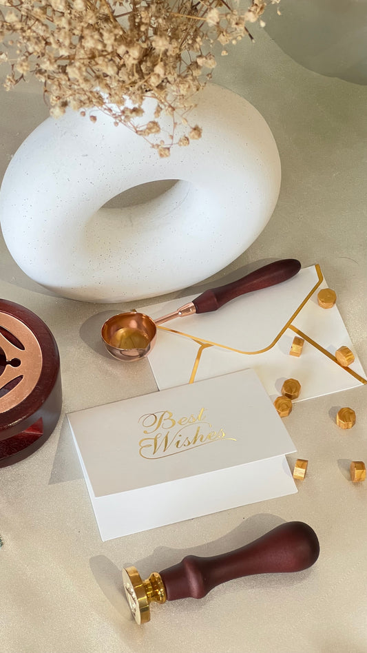 Custom Wax Seal Card