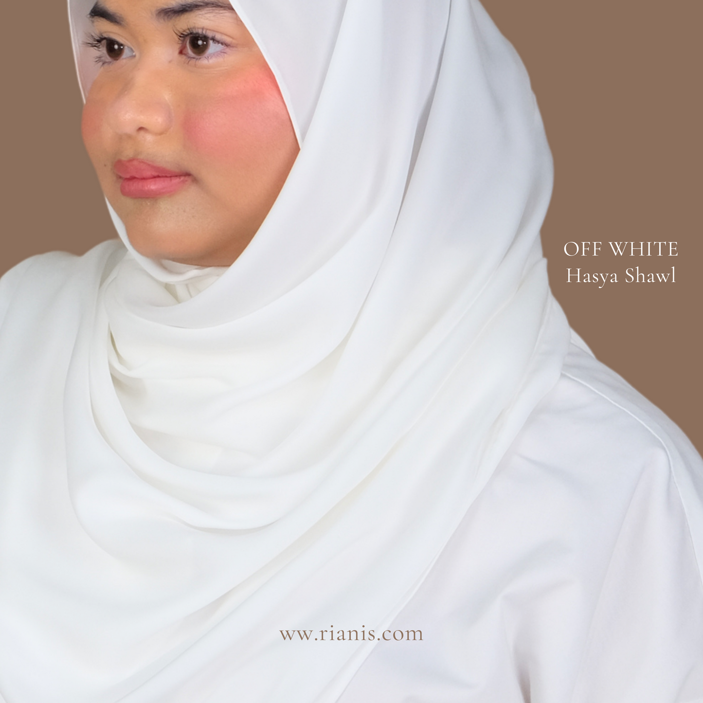 HASYA SHAWL - OFF WHITE