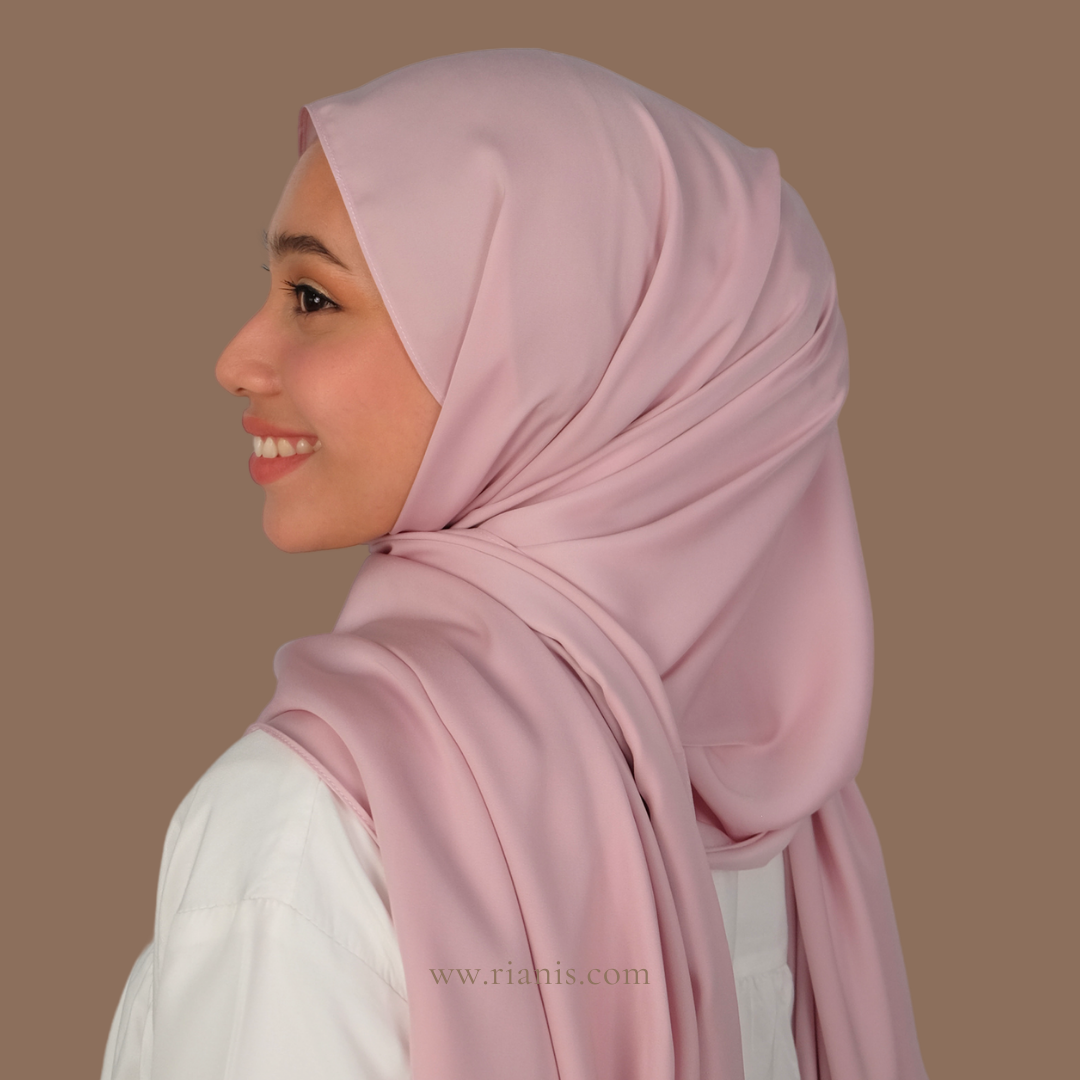 HASYA SHAWL - DUSTY PINK